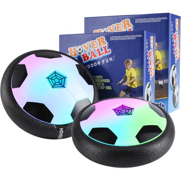 Pack Hover Soccer Ball Indoor Toy for 3 4 5 6 7 8 9 10 11 12 Year-Old Boys - Gift for Boys Aged 3-12 for Kids Toy - Toys for Boys