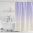 thumbnail image 4 of Ombre White Waterproof Fabric Shower Curtain, Romatic Purple Art Waterproof Fabric Shower Curtain for Bathroom Curtains Bathtubs Hotel Washable Shower Curtains with 12 Hooks Long 72x78in, 4 of 7