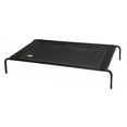 Go Pet Club Dog Raised Ground Elevated Cooling Pet Cot Bed, Black for