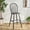 Black, variant on Safavieh Omaha Modern High Back Wood Stools, Sage