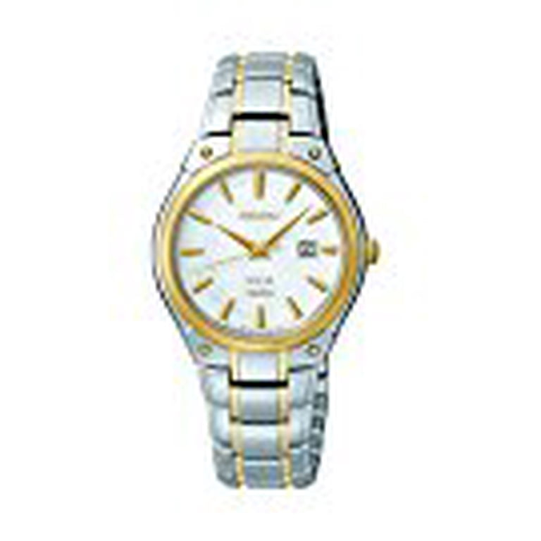 SEIKO Brights Solar Quartz Wristwatch Titanium Silver x Gold seiko gold solar - Gem main image 4