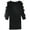 black, variant on American Living Womens Georgette A-Line Dress