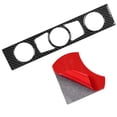 thumbnail image 6 of Air Condition Button Panel Trim Cover Soft Carbon Fiber Decor Fit for 5 Series E60/E61 2004-2010, 6 of 8