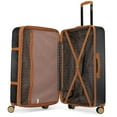 thumbnail image 2 of BADGLEY MISCHKA Grace 3 Piece Expandable Retro Luggage Set - Black, 2 of 5