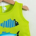 Boys Summer Outfits Boys Fish Pattern Sleeveless Top and Printed Shorts ...
