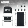 thumbnail image 2 of DNA Motoring TOOLS-00187 40 Inches 2 IN 1 Rolling Folding Car Creeper Seat 6 Pcs 2" Casters Gray, 2 of 6
