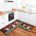 thumbnail image 4 of Chef Kitchen Rugs and Mats Sets of 2,Non-Slip Washable Kitchen Mats,Vintage Fat Chef Red Kitchen Decor Rug for Front of Kitchen Sink,17x30+17x47 Inch, 4 of 6