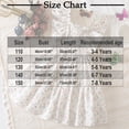 thumbnail image 4 of Coerni Kids Girls Summer Dress Ruffled Shoulder Sundress Butterfly Sleeve Tank Dresses A Line Sundress Toddler Floral Dress, 4 of 5