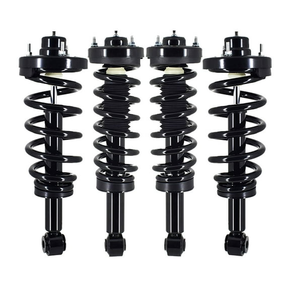 Set F - R Quick Complete Strut Coil Spring For 2007-2013 Ford Expedition