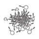 thumbnail image 5 of 50 piezas de broches de acero inoxidable para pesca con mosca, sin nudos, para aparejos de pesca giratorios L, 5 of 9