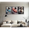 thumbnail image 2 of Hieng 3Piece Christian Wall Painting Bible Prints Girls Room Painting Bible Verse Poster with Pink Flowers and Bow Design Gallery Picture Religious Bedroom Decor, 2 of 6