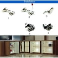 thumbnail image 5 of Paquete de 10 luces LED con sensor de bisagra para armario de cocina, armario, armario, blanco (blanco, 10 unidades), 5 of 5