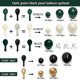 thumbnail image 4 of Kit de arco de globos feilebalon doble relleno verde y dorado, 4 of 8