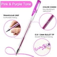 thumbnail image 7 of Shuttle Art 60 Pack Tone , Pink Purple Gel Pens with 30 Refills for Adults Coloring Books Journaling Drawing Nature, Landscapes, Animals Scenes, 7 of 7