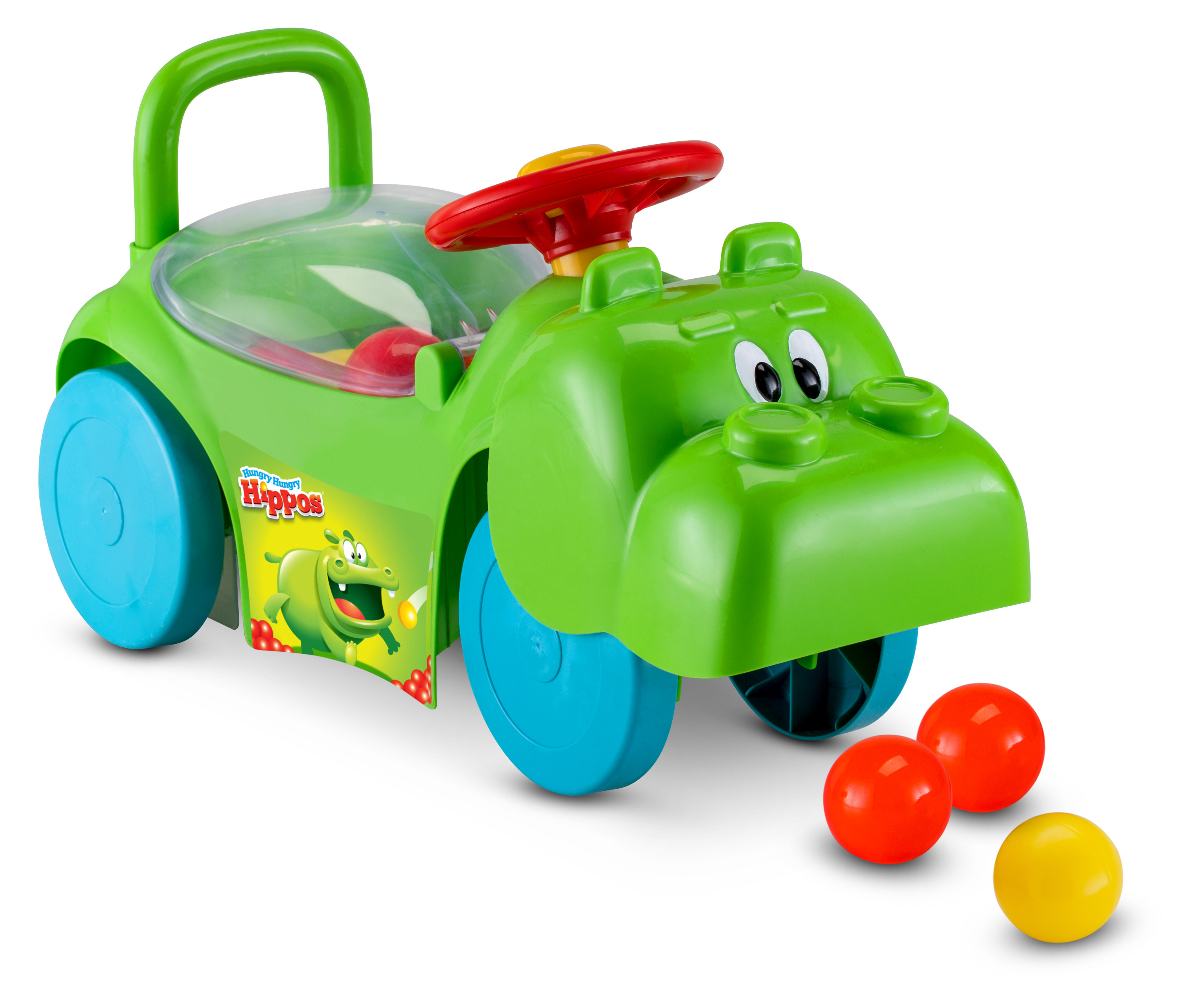 Hasbro Hungry Hungry Hippos 3 in 1 Scoot and Ride On Toy by Kid Trax