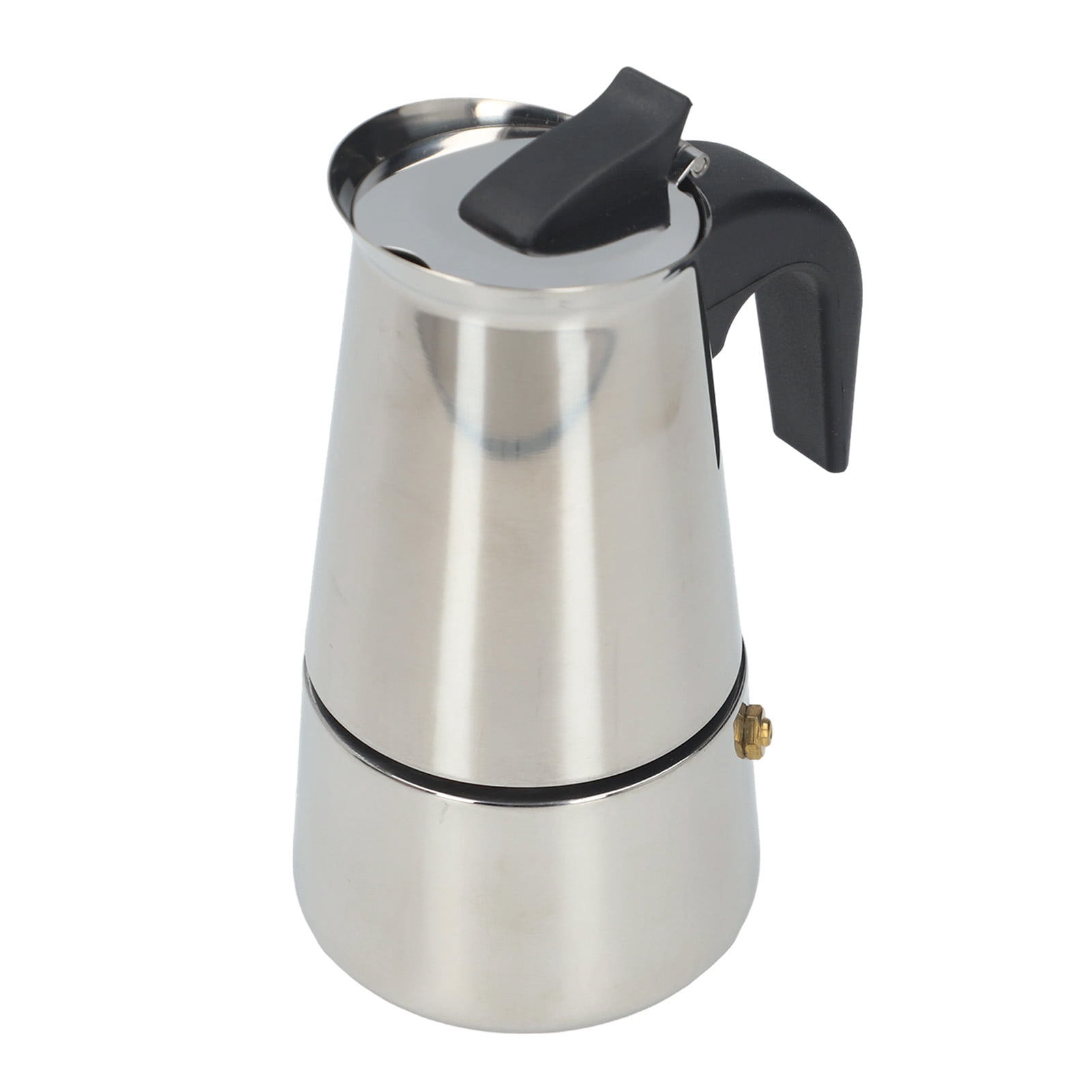 JS Gourmet 6 Cup Aluminum Moka Pot Espresso Coffee Maker with