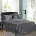 thumbnail image 1 of Subrtex Soft Microfiber Bed Sheets 4-piece Deep Pocket Sheet Set (Full, Gray), 1 of 6