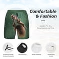thumbnail image 5 of Lsque Mens Swim Trunks Squirrel Pattern - Bathing Suit Compression Liner - Beach Swim Shorts Swimwear - (S-3XL) - Stretch Quick Dry -X-Large, 5 of 9