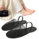 thumbnail image 5 of Fishnet Mules Shoes Sandalias Planas Malla para Mujer Punta Redonda Con Correa El Verano, 5 of 9