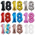 thumbnail image 2 of Globos de 40 pulgadas con números grandes, dorados, negros, plateados, rojos y azules, para fiestas de cumpleaños de adultos, suministros para fiestas de aniversario, 2 of 5
