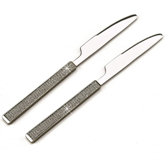 Fashion Nickel-Plated Glitter 2 Piece Knife Set Made In China gm14617
