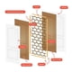 thumbnail image 2 of puerta de tambor 2 paneles blanco 80 x 213 cm, 2 of 8