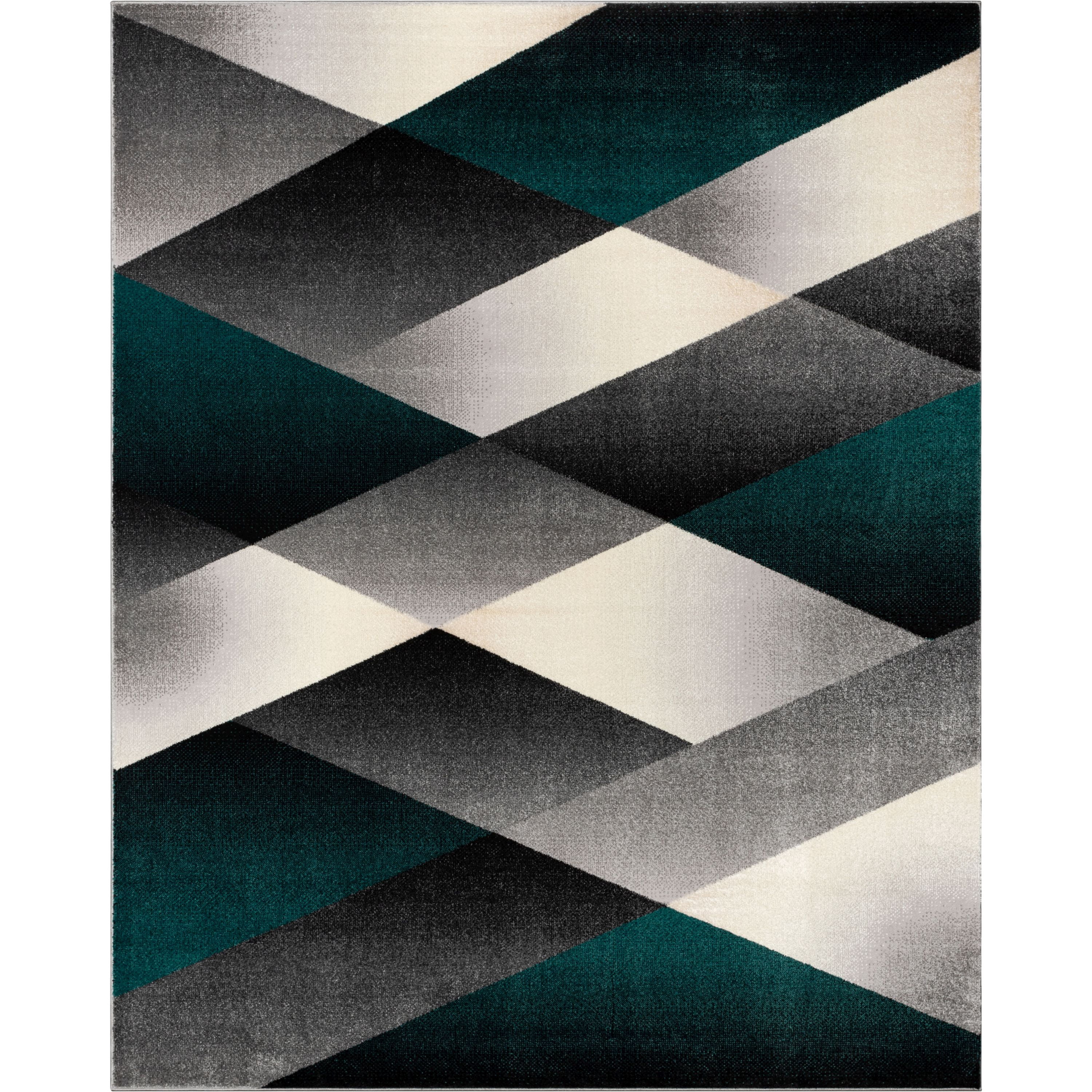 Well Woven Modern Geometric Woven Area Rug, 7.83' x 9.83'