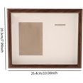 thumbnail image 4 of Medal Display Shadow Box Frame Medal Display Case Wooden Photo Frame For Runners , Wood Color A3,10inch, 4 of 6