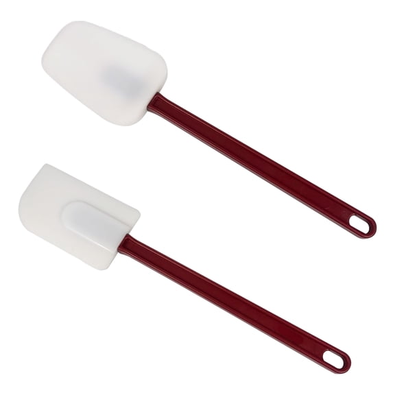 2 Set Cream Silicone Scraper Baking Spatula Kitchen Tools for Baking