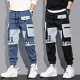 thumbnail image 3 of Casual Sports Pants High Street Slim Overalls Men's Pants Quick-drying Thin Functional Pants, 3 of 3