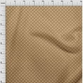 thumbnail image 4 of oneOone Velvet Light Brown Fabric Geometrical Sewing Craft Projects Fabric Prints By Yard 58 Inch Wide, 4 of 4