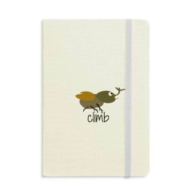 Carnet de Mode Art Déco Insecte Licorne Irréfléchissant Couverture Rigide en Tissu Journal Classique Officiel