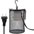 thumbnail image 1 of Reptile Anti-scald Lamp Heater Guard Reptile Parrot Heating Lamp Shade (US Plug), 1 of 6