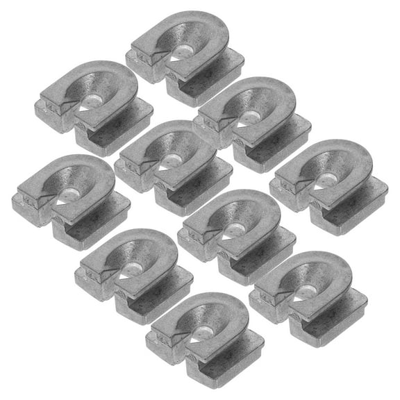 WORGEOUS 10pcs Universal Trimmer Eyelet Sleeve Replacement Alloy Eyelet Sleeve For String Trimmer Line Port Lawn Mower Accessories Trimmer Line Guide, Eater Line Hole