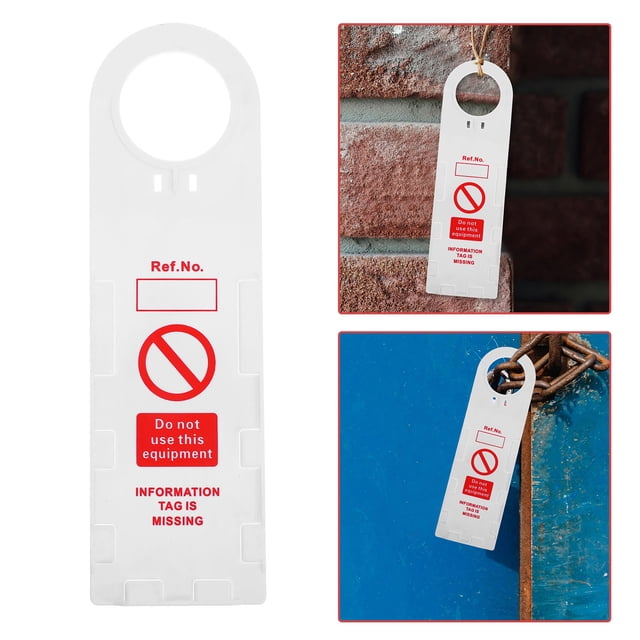 Minkissy Scaffold Inspection Tags Safety Warning PVC for Workers 1Set