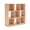 Tan, variant on Signature Design by Ashley Onita 9 Cube Storage Organizer with White Finish