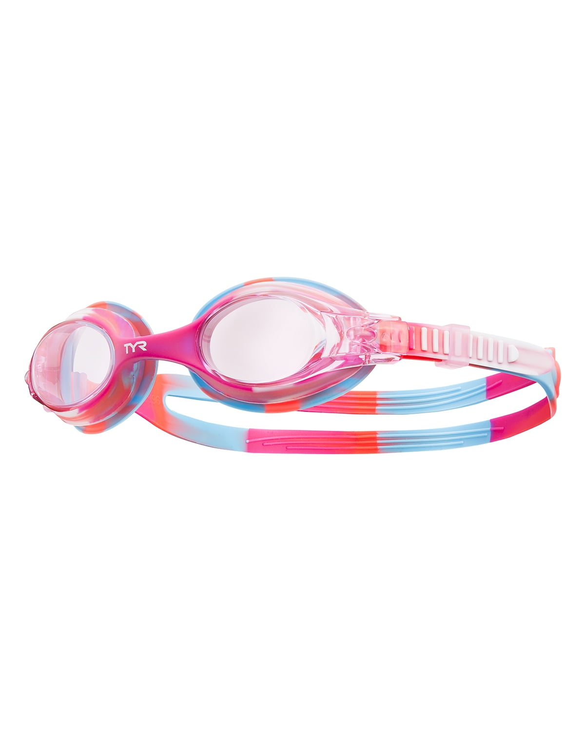 TYR Youth Fit Swimple Non-Mirrored Swim Goggle, Multicolor, Multipack, 4 Pack
