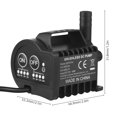 thumbnail image 1 of 12V Water Pump with 4 Gear On/Off Timing, Acceleration and Deceleration Function, Max 450L/H 13ft Lift, 6.5ft Female Plug and Suction Cup Base for , Pond, Aquarium, Drinking, 1 of 7