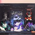 thumbnail image 2 of Anime The Classic Of Mountains And Rivers Together With Loong Series Model Statue Toys Doll Cute Action Figure Pvc Trendy Gifts, 2 of 5