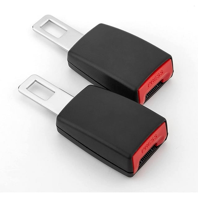 SINMI 2Pcs Rallonge de ceinture de sécurité Rallonge de ceinture de sécurité pour voiture Boucle de ceinture de sécurité - Pour une protection supplémentaire