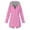 Pink, variant on GaThRRgYP Womens Coats Plus Size,Plus Size Raincoat Women Waterproof Long Hooded Trench Coats Lined Windbreaker Travel Jacket Outdoor Hooded Jackets