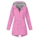thumbnail image 1 of Puntoco Chaqueta sólida informal para mujer, abrigo suelto a prueba de viento con capucha de talla grande para exteriores Puntoco Puntoco-2174, 1 of 4