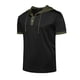 thumbnail image 3 of Camiseta de manga corta con capucha y sudadera para hombre, blusa, negro, verde militar, M Sweethay AP002510-07, 3 of 7