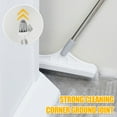 thumbnail image 3 of MesaSe Floor Scrub Brush Long Handle with 120° Rotatable Head Stiff Bristles Window Brush Detachable Bathroom Kitchen Push Brush Cleaning Tool(White), 3 of 8