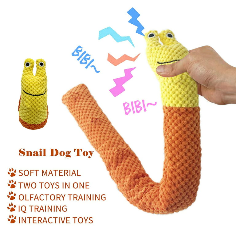 Dog Toy for Puppies Dogs Interactive Dog Toy for Stress Squeaky Dog Toy for Puzzle and Food Intelligent Training Dog with Treats Inside Puppy Plush