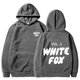 thumbnail image 1 of New European and American Women‘s Hooded Sweatshirt Series WHITEFOX Front and Rear Letters Winter Fleece Loose Casual, 1 of 2