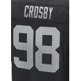 thumbnail image 4 of Camisetas de fútbol de la famosa marca Las Vegas con bordados personalizados para hombres, mujeres y jóvenes # 98 CROSBY # 17 ADAMS # 89 BOWERS, 4 of 5