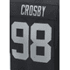 thumbnail image 4 of Camisetas de fútbol de la famosa marca Las Vegas con bordados personalizados para hombres, mujeres y jóvenes # 98 CROSBY # 17 ADAMS # 89 BOWERS, 4 of 5