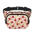 thumbnail image 1 of Disketp fall laef Maple Riñonera de Doble Capa, Bolsa de Cintura Ajustable para Viajes, Correr y Senderismo, Riñonera Ligera para Hombre y Mujer, 1 of 9