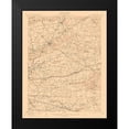 thumbnail image 2 of USGS 20x24 Black Modern Framed Museum Art Print Titled - New Holland Pennsylvania Quad - USGS 1908, 2 of 5